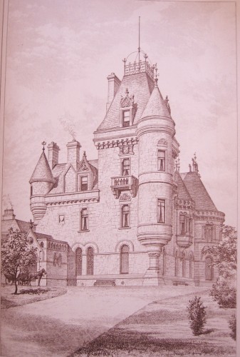 © All rights reserved. The Architect, Vol. IX, 28 June 1873, text page 342, and full page Plate illustration.  